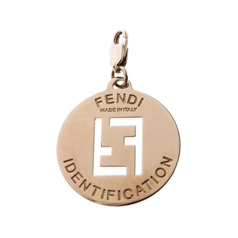 fendi initial necklace|vintage fendi necklace.